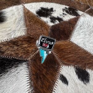 Turquoise and Silver Coors Ring